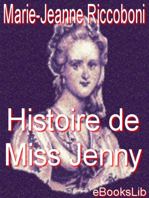 Cover image for Histoire de Miss Jenny